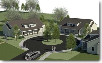 Drawing of the Transitional Housing project at Serenity Place.